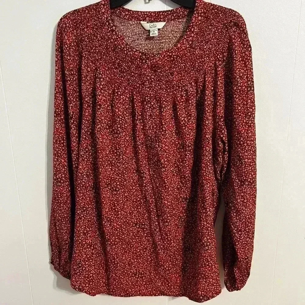 Croft&Barrow size 1x long sleeve blouse. NWT - Picture 1 of 13